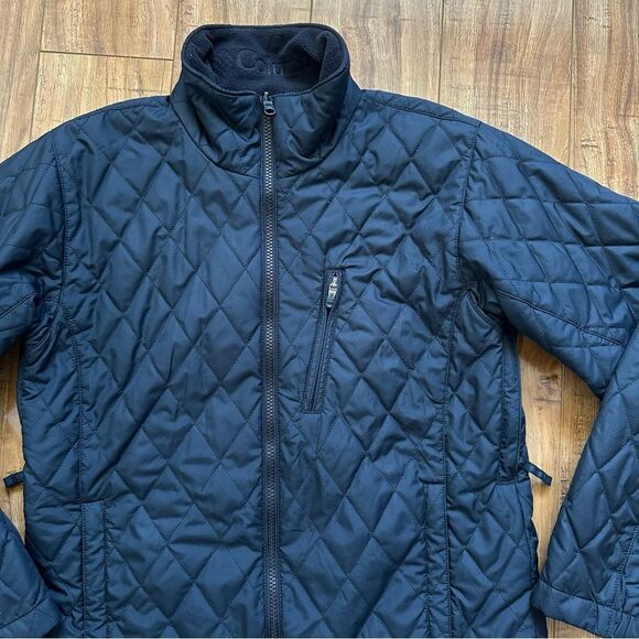 Columbia Vertex Jacket Womens Small Black Quilted Fleece Lined Interchange Core - Picture 3 of 12